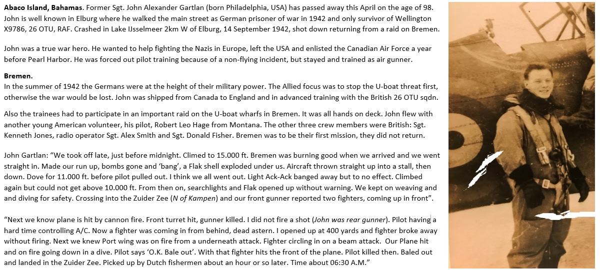 Article on John Gartlan