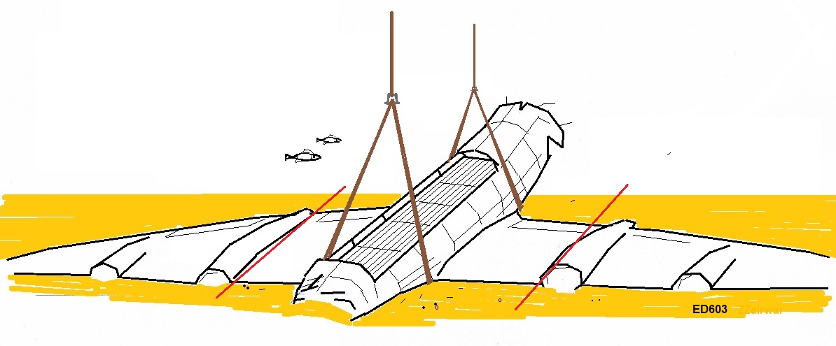 Recovery Lancaster ED603 IJsselmeer