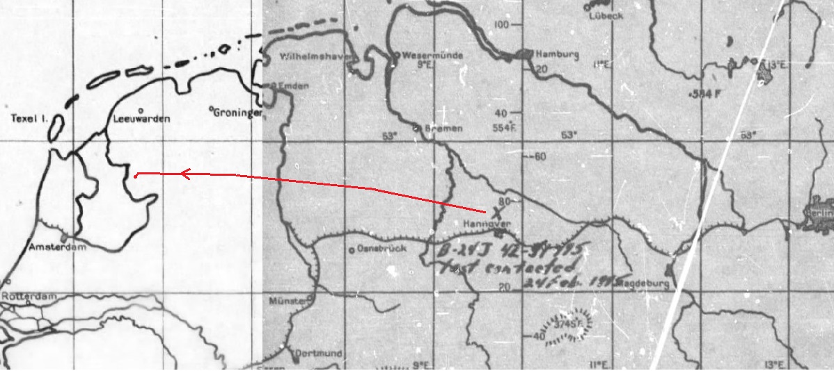 Raidmap 24 Feb 1945 Misburg 42-51495